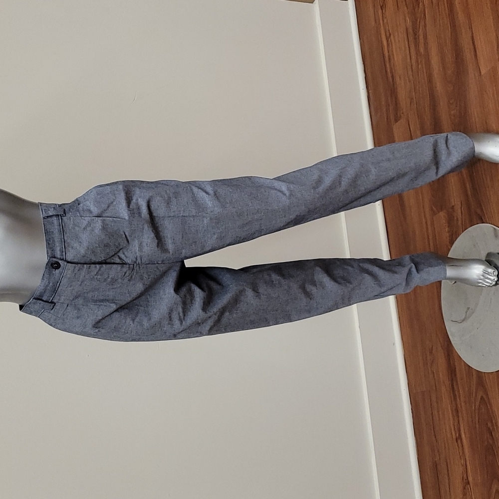 American Apparel Chambray High Waist Trousers